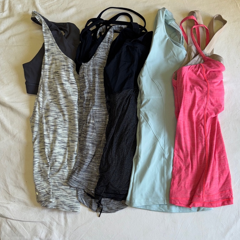 lululemon shelf bra tank bundle